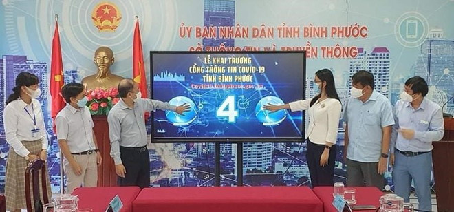 Tỉnh Bình Phước khai trương cổng thông tin COVID-19 ảnh 1