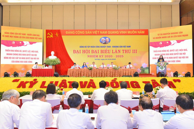 Phiên trù bị Đại hội Đại biểu lần thứ III, nhiệm kỳ 2020-2025 của Đảng bộ Tập đoàn Công nghiệp Than-Khoáng sản Việt Nam. (Nguồn: vinacomin.vn) Đổi mới, tăng sức cạnh tranh cho ngành than-khoáng sản ảnh 1