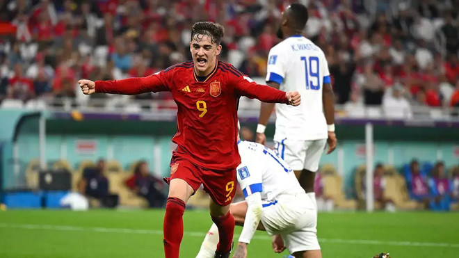 Gavi chơi ấn tượng trong trận gặp Costa Rica. (Nguồn: Getty Images) Lịch trực tiếp World Cup 2022: Đức đá trận 'sinh tử' với Tây Ban Nha ảnh 1