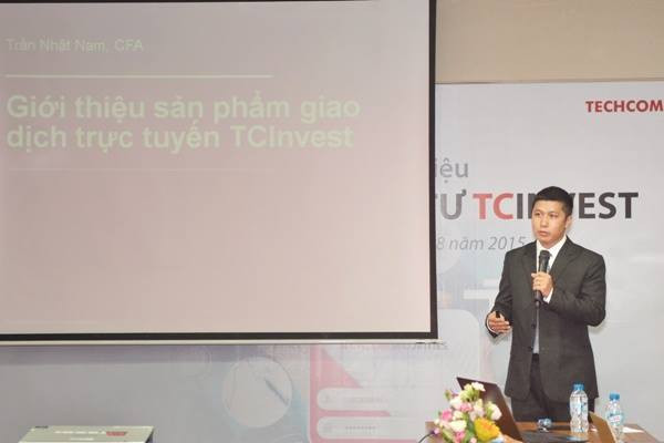 Chứng khoán Kỹ thương ra mắt Hệ thống đầu tư online TCInvest (Ảnh: PV/Vietnam+) Giải pháp TCInvest tích hợp các kênh đầu tư trên cùng một nền tảng ảnh 1