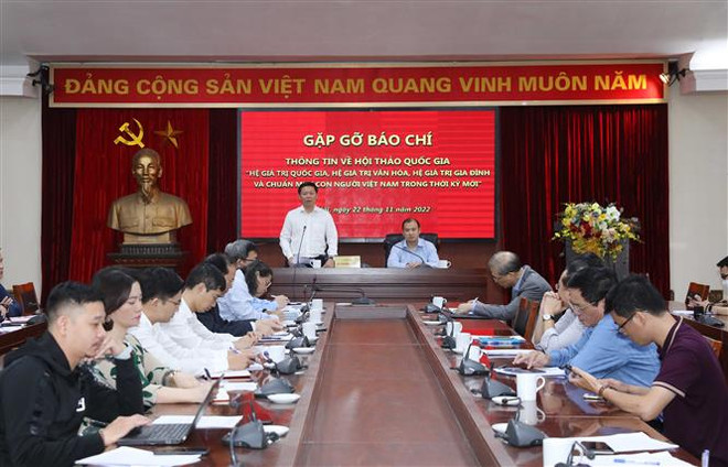 Tổ chức Hội thảo làm rõ 4 hệ giá trị Việt Nam trong thời kỳ mới ảnh 1