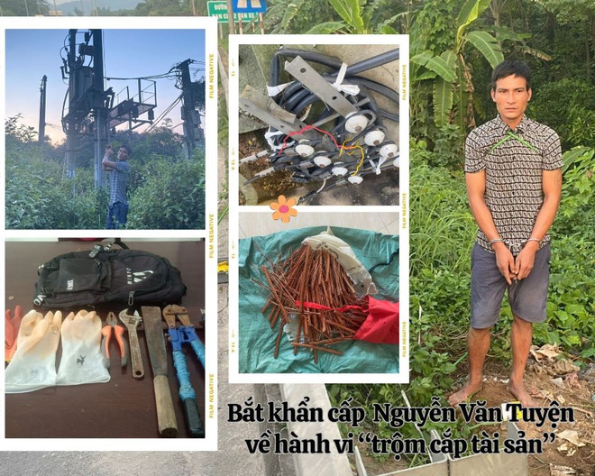 Lào Cai: Bắt đối tượng trộm cắp thiết bị gây mất điện diện rộng ảnh 1