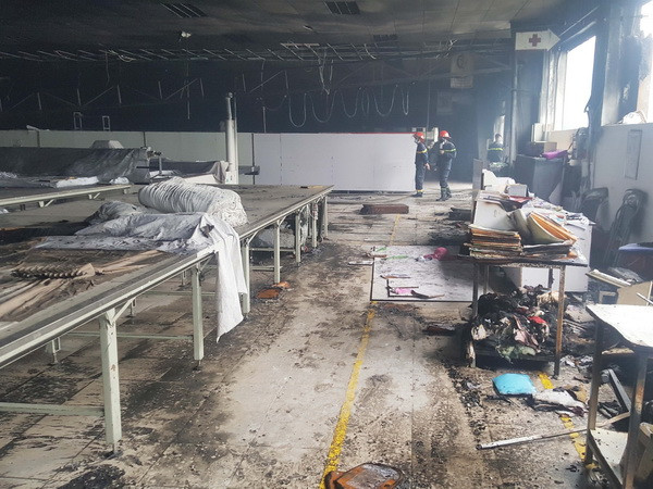 Khẩn trương điều tra nguyên nhân gây cháy tại công ty Vina Korea ảnh 1