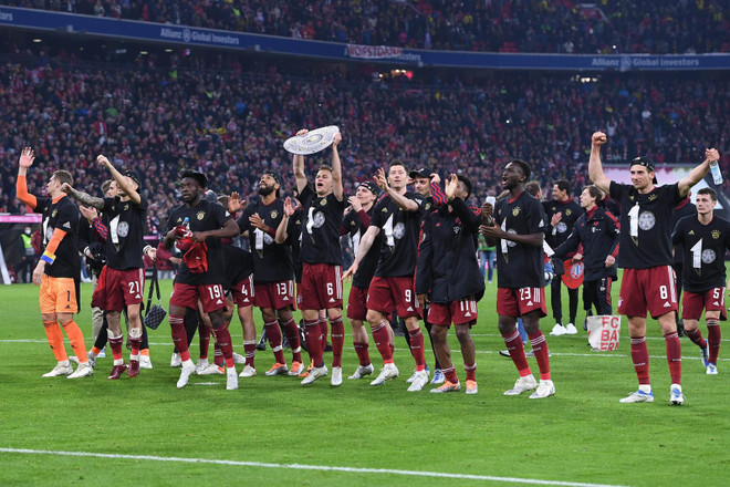 Bayern Munich lần thứ 10 liên tiếp giành chức vô địch Bundesliga ảnh 1