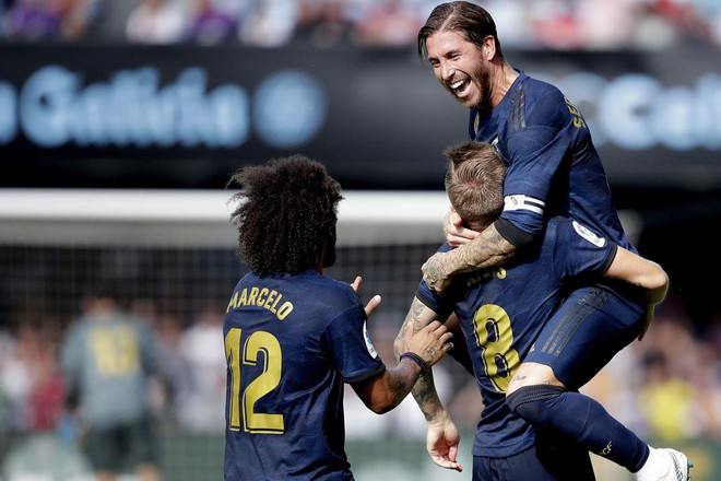 Real Madrid có chiến thắng đầu tay tại La Liga 2019-20. (Nguồn: Getty Images) Video cận cảnh Real Madrid thắng đậm ngay trên sân Celta Vigo ảnh 1