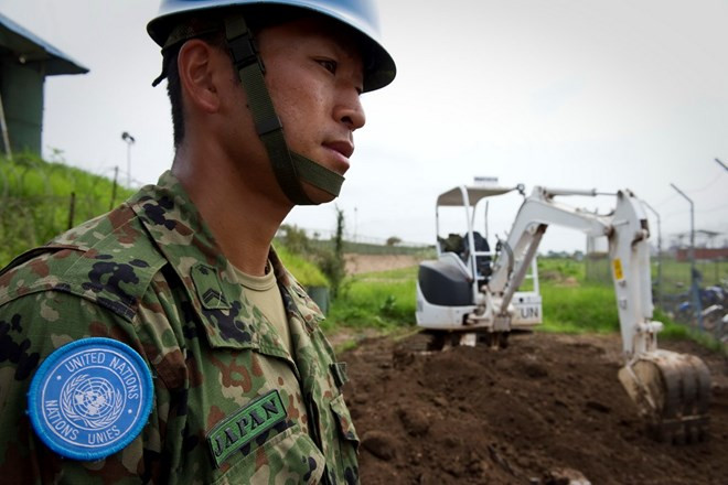 Binh sỹ gìn giữ hòa bình của Nhật Bản tại Nam Sudan. (Nguồn: aspistrategist.org.au) Nhật Bản bắt đầu triển khai nhiệm vụ an ninh mới tại Nam Sudan ảnh 1