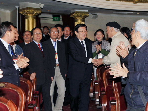 Chủ tịch nước dự khai mạc Đại hội Hội Nghệ sỹ sân khấu Việt Nam ảnh 1