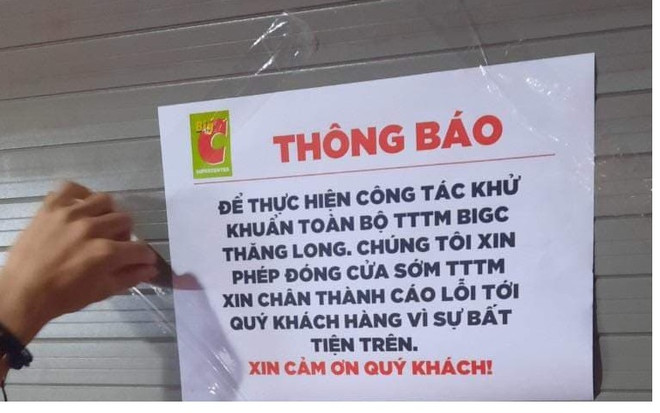 Hà Nội: Đóng cửa tạm thời siêu thị BigC Thăng Long từ ngày 25/5 ảnh 2