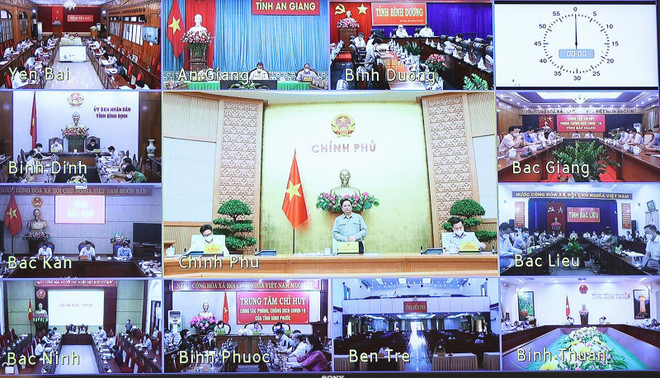 [Photo] Thủ tướng chủ trì họp Ban chỉ đạo Quốc gia phòng, chống dịch ảnh 1