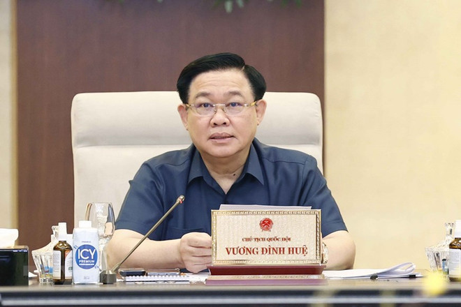 Chủ tịch Quốc hội Vương Đình Huệ. (Ảnh: Doãn Tấn/TTXVN) Ngày 9/8 khai mạc Phiên họp thứ 14 của Ủy ban Thường vụ Quốc hội ảnh 1