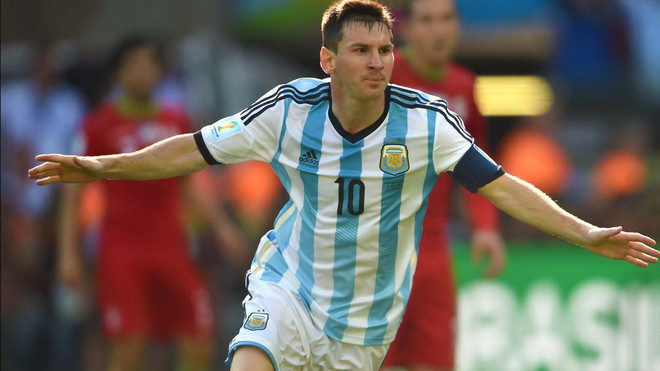 Ảnh động pha ghi bàn xé tan hàng thủ Iran của Leo Messi ảnh 1