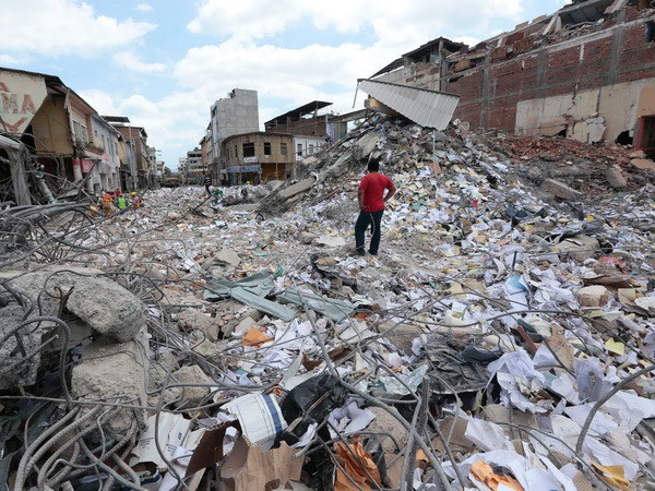 Miền Bắc Ecuador lại hứng chịu động đất mạnh 6,4 độ Richter ảnh 1