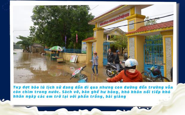 'Cô gái Hà Lan' chung tay chia sẻ cùng học trò vùng lũ Quảng Trị ảnh 1