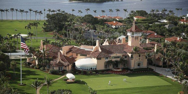 Khu vực dinh thự riêng Mar-a-Lago của Tổng thống Donald Trump. (Nguồn: Getty Images) Mỹ buộc tội một công dân Trung Quốc đột nhập dinh thự của ông Trump ảnh 1
