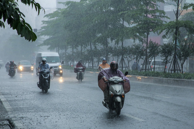 Ảnh minh họa. (Nguồn: Lê Minh Sơn/Vietnam+) Hà Nội sáng 15/5 đầu tuần có mưa rải rác, nhiệt độ cao nhất 28-30 độ C ảnh 1