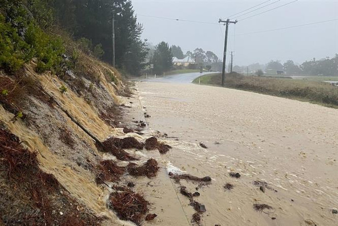 Australia: Thời tiết cực đoan gây ngập lục diện rộng tại bang Tasmania ảnh 1