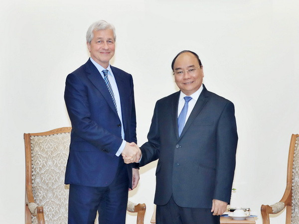 Thủ tướng Nguyễn Xuân Phúc tiếp Chủ tịch Tập đoàn JP. Morgan ảnh 1