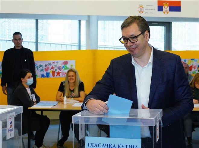 Bầu cử tại Serbia: Tổng thống Vucic nhiều khả năng tái đắc cử ảnh 1