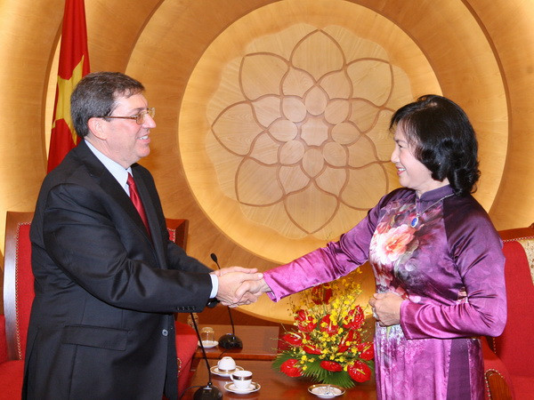 Phó Chủ tịch Quốc hội Nguyễn Thị Kim Ngân tiếp Ngoại trưởng Cuba ảnh 1