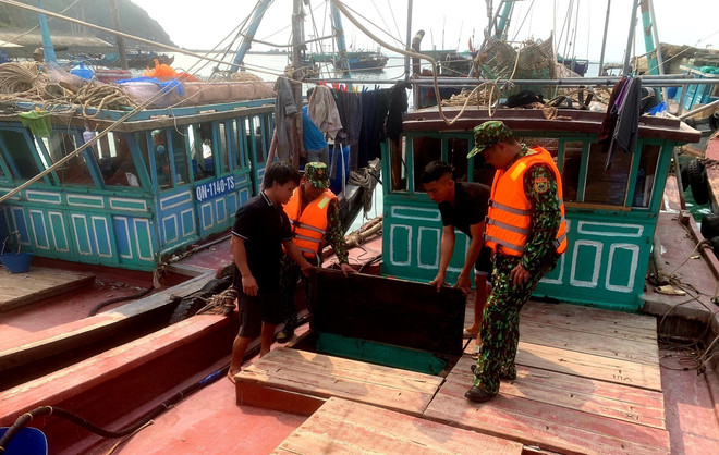 Bộ đội Biên phòng Quảng Ninh bắt 6 tàu khai thác thủy sản trái phép ảnh 1