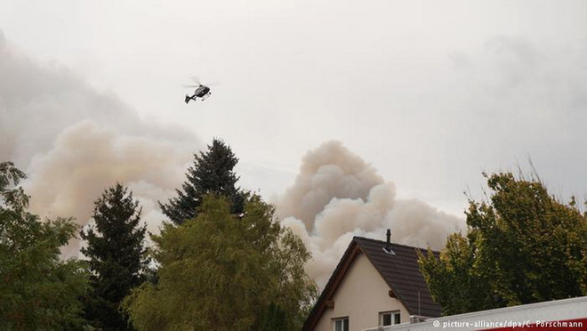 Đức: Cháy rừng nghiêm trọng đe dọa 3 ngôi làng gần thủ đô Berlin ảnh 1