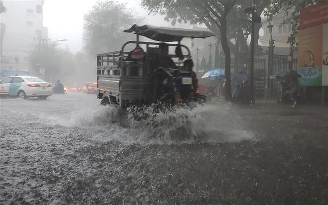 Mưa dông cục bộ gây nhiều thiệt hại cho tỉnh Hà Giang. Ảnh minh họa. (Nguồn: Xuân Dự/TTXVN) Hà Giang: Mưa lớn gây nhiều thiệt hại, 3 người thương vong ảnh 1