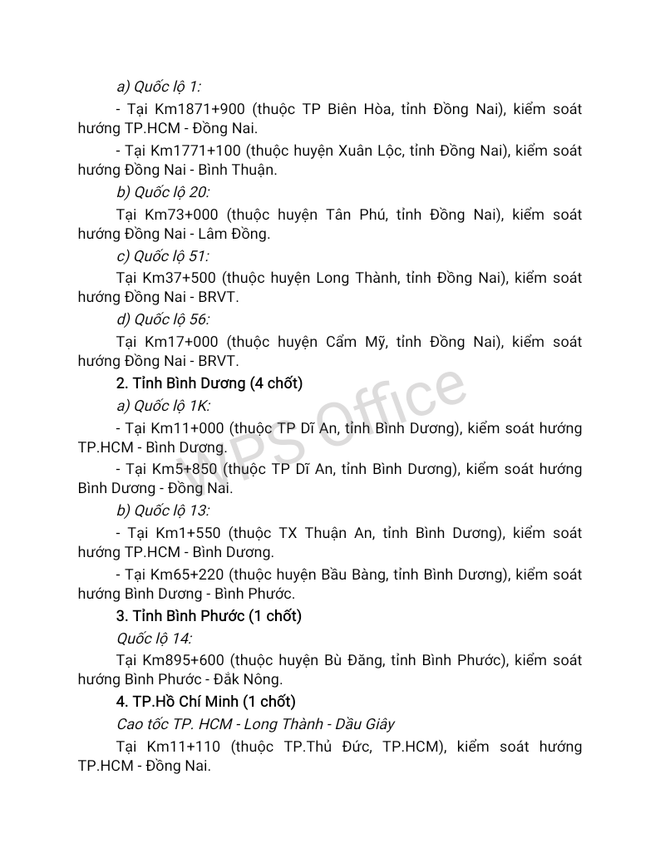 Công bố luồng xanh quốc gia, các chốt kiểm soát cho xe lưu thông ảnh 8