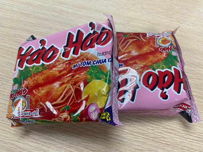 Mỳ Hảo Hảo của Việt Nam. (Ảnh minh họa: Vietnam+) Cảnh báo doanh nghiệp về chính sách nhập khẩu mì của Campuchia ảnh 1