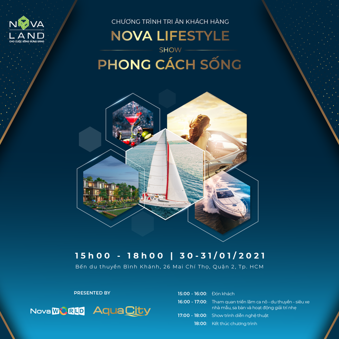 "Nova Lifestyle – Show Phong cách sống" giúp khách hàng hình dung cuộc sống và những kỳ nghỉ dưỡng giàu trải nghiệm trong tương lai tại các dự án của Novaland. Ca sỹ Mỹ Linh biểu diễn trong sự kiện tri ân khách hàng của Novaland ảnh 2