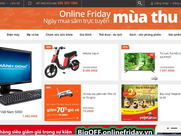 Website mua sắm trực tuyến thu hút hàng nghìn lượt truy cập (Ảnh: Ban tổ chức) TPHCM: Thị trường tiêu dùng sôi động mùa mua sắm trực tuyến ảnh 1