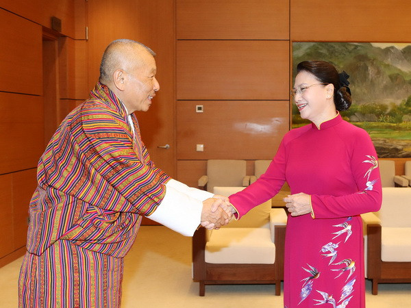 Chủ tịch Quốc hội Nguyễn Thị Kim Ngân tiếp Chủ tịch Quốc hội Bhutan ảnh 1