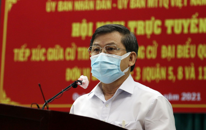 Hội nghị gặp gỡ cử tri trực tuyến tại TP.HCM: Không chỉ là chống dịch ảnh 1