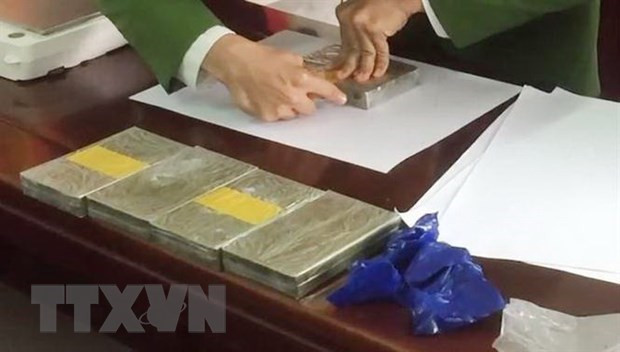 Ảnh minh họa. (Nguồn: TTXVN) Sơn La bắt giữ 2 đối tượng mua bán trái phép ma túy số lượng lớn ảnh 1
