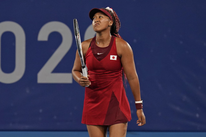 Naomi Osaka bị loại ở vòng 3. (Nguồn: AP) Niềm hy vọng số 1 của quần vợt Nhật Bản thua sốc ở Olympic Tokyo ảnh 1