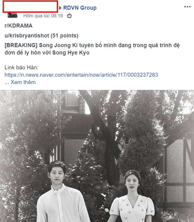 Một bài viết về cuộc chia tay của Song-Song trên mạng xã hội Việt Cuộc ly hôn Song-Song, phim Parasite khiến mạng xã hội Việt dậy sóng ảnh 1