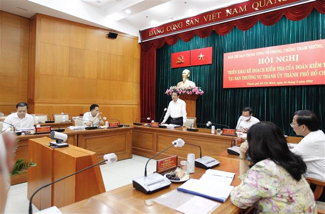 Ban Chỉ đạo TW về phòng, chống tham nhũng làm việc tại TP Hồ Chí Minh ảnh 1