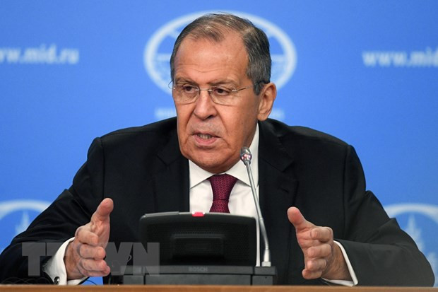 Ngoại trưởng Nga Sergei Lavrov. (Nguồn: AFP/TTXVN) Nga hối thúc phương Tây phản hồi rõ ràng về đề xuất an ninh ảnh 1