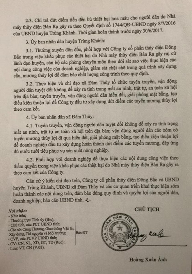 Kiến nghị dừng mua điện nếu Nhà máy thủy điện Bản Rạ "phớt lờ" cam kết ảnh 3