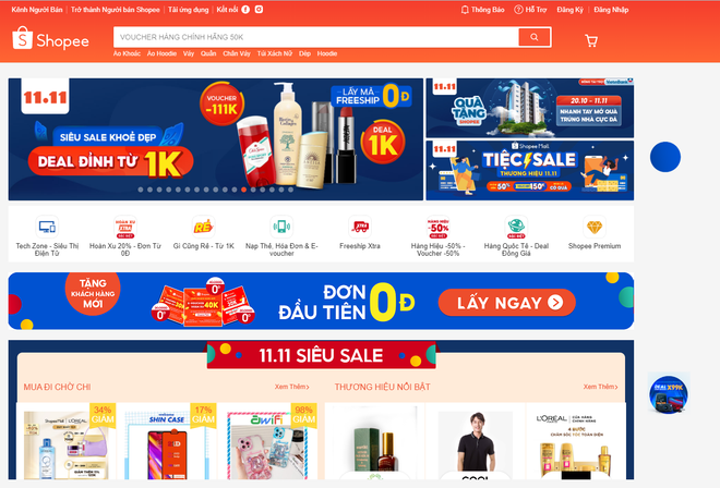 Các sàn thương mại điện tử tung nhiều khuyến mại cho ngày Lễ độc thân ảnh 1