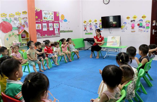 Hà Nội tăng cường quản lý giáo dục mầm non ngoài công lập ảnh 1