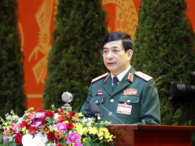 Thượng tướng Phan Văn Giang, Ủy viên Thường vụ Quân ủy Trung ương, Tổng tham mưu trưởng Quân đội nhân dân Việt Nam, Thứ trưởng Bộ Quốc phòng. (Ảnh: TTXVN) Bộ Quốc phòng làm việc với Bộ Tổng Tham mưu Quân đội nhân dân Việt Nam ảnh 1