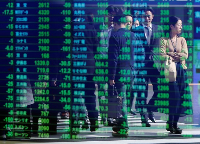 Thị trường chứng khoán châu Á bừng sắc xanh phiên đầu tuần ảnh 1