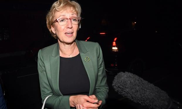 Lãnh đạo Hạ viện Anh Andrea Leadsom. (Nguồn: PA) Lãnh đạo Hạ viện Anh từ chức vì không còn ủng hộ chiến lược về Brexit ảnh 1