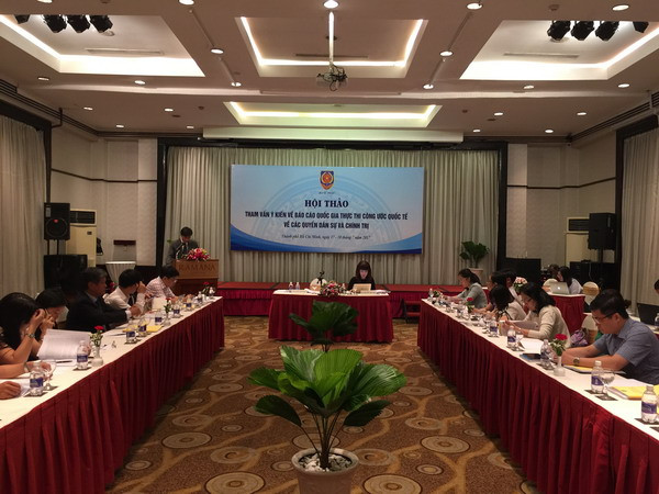 Hoàn thiện báo cáo quốc gia thực thi Công ước về quyền dân sự ảnh 1