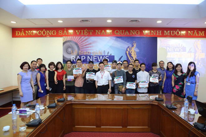 Lễ trao giải Rap News Contest 2015: Vinh danh người trẻ sáng tạo ảnh 1