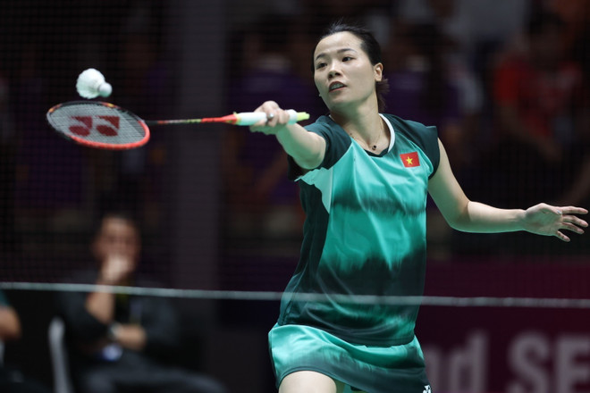 Thùy Linh hướng đến chức vô địch giải Đức mở rộng 2024. (Ảnh: Minh Quyết/TTXVN) ttxvn_thuy_linh_0303-2.jpg