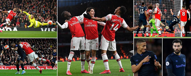 Arsenal hạ Everton sau màn rượt đuổi tỷ số. (Nguồn: Daily Mail) Bruno ghi bàn đầu tiên, giúp M.U áp sát tốp 4 Premier League ảnh 1