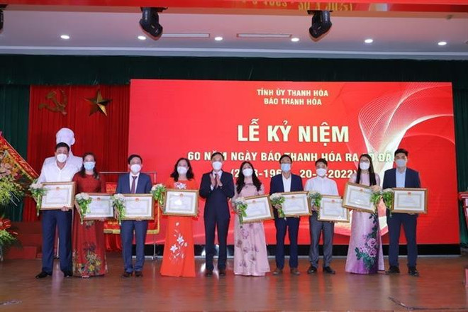 Báo Thanh Hóa long trọng kỷ niệm 60 năm ngày ra số đầu tiên ảnh 2