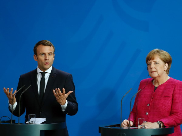 Tổng thống Pháp Emmanuel Macron hội kiến với Thủ tướng Đức ảnh 1