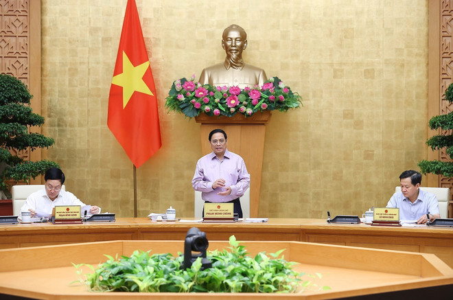 Thủ tướng chủ trì phiên họp Chính phủ chuyên đề xây dựng pháp luật ảnh 1